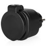 Smartwares Set de Mini Enchufes para Exterior SH4-99653 Negros